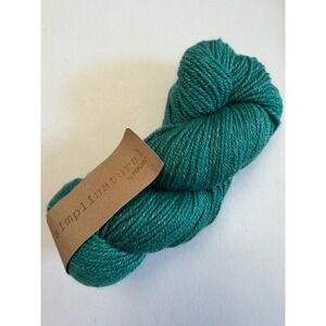 New HiKoo Simplinatural Yarn Deep Turquoise Teal Alpaca Merino Silk